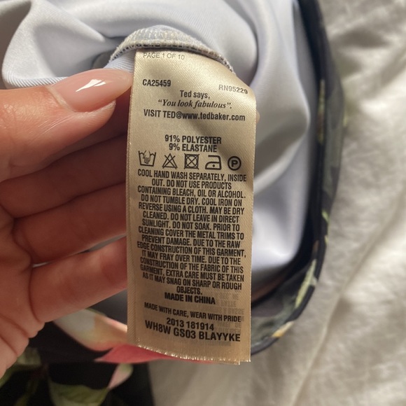 Ted Baker Peach Ruffle Skirt - Picture 7 of 7